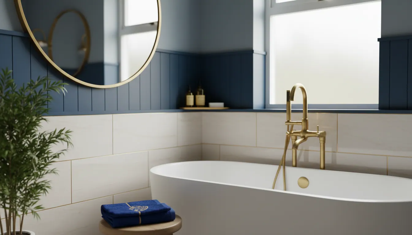 Tongue-and-Groove Wall Panelling in Bathrooms Across South Yorkshire: Style, Durability and Why It Works with Large-Format Tiles