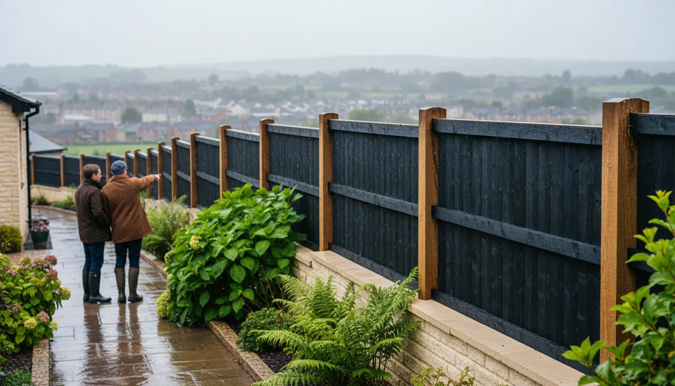 Composite and Timber Fencing in Penistone: Weathering Yorkshire Rain and Choosing the Right Material