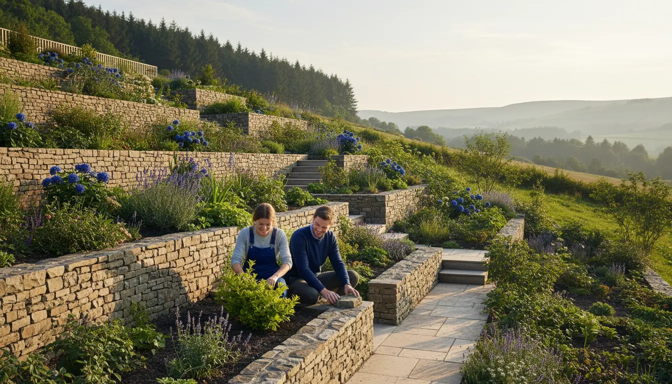 Retaining Walls and Terracing: Building Usable Spaces on Sloping Gardens in Yorkshire