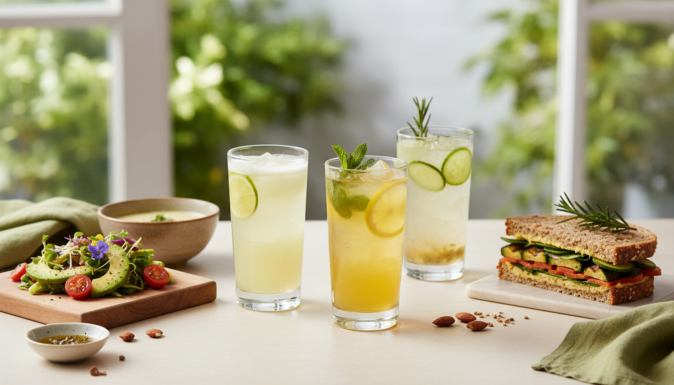 Mocktails en frisse drankjes in Wateringen: wat drink je bij een gezonde lunch?