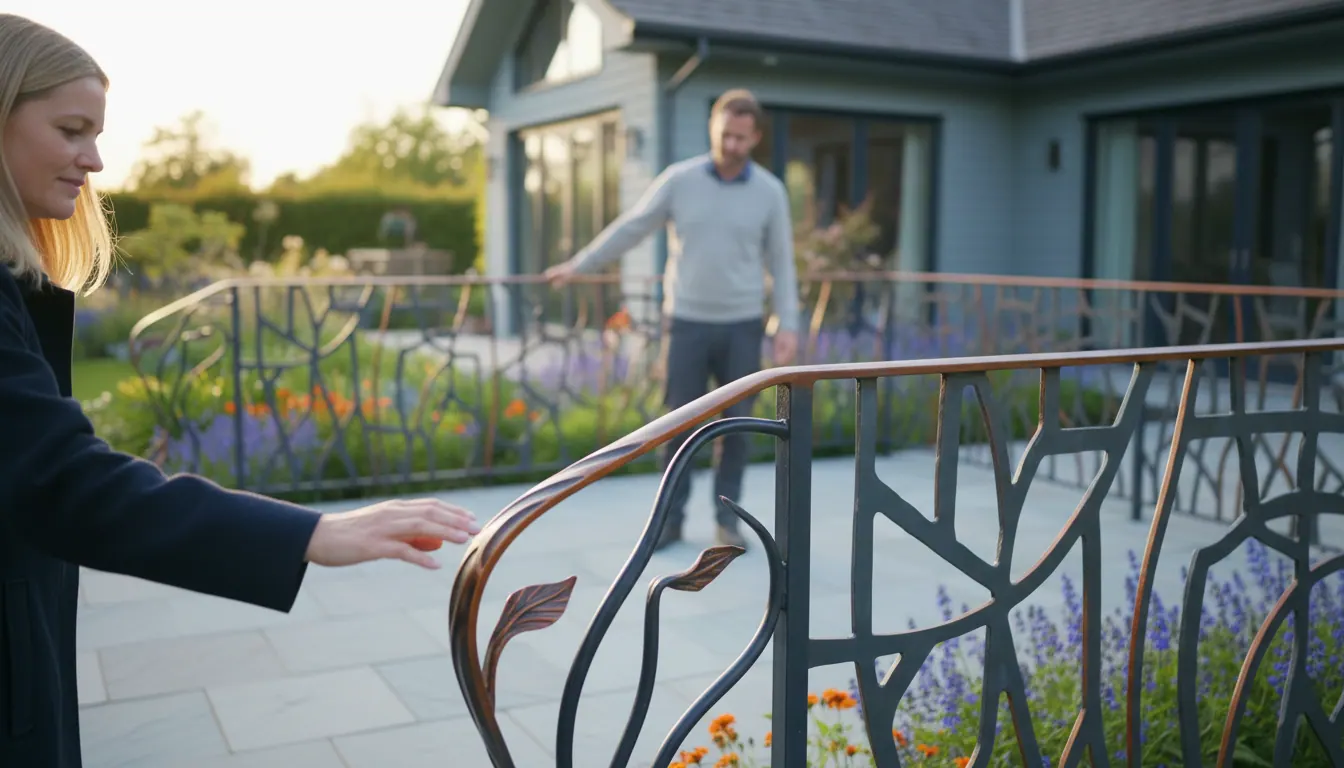 Bespoke Metal Railings & Handrails for Draycott Homes & Gardens