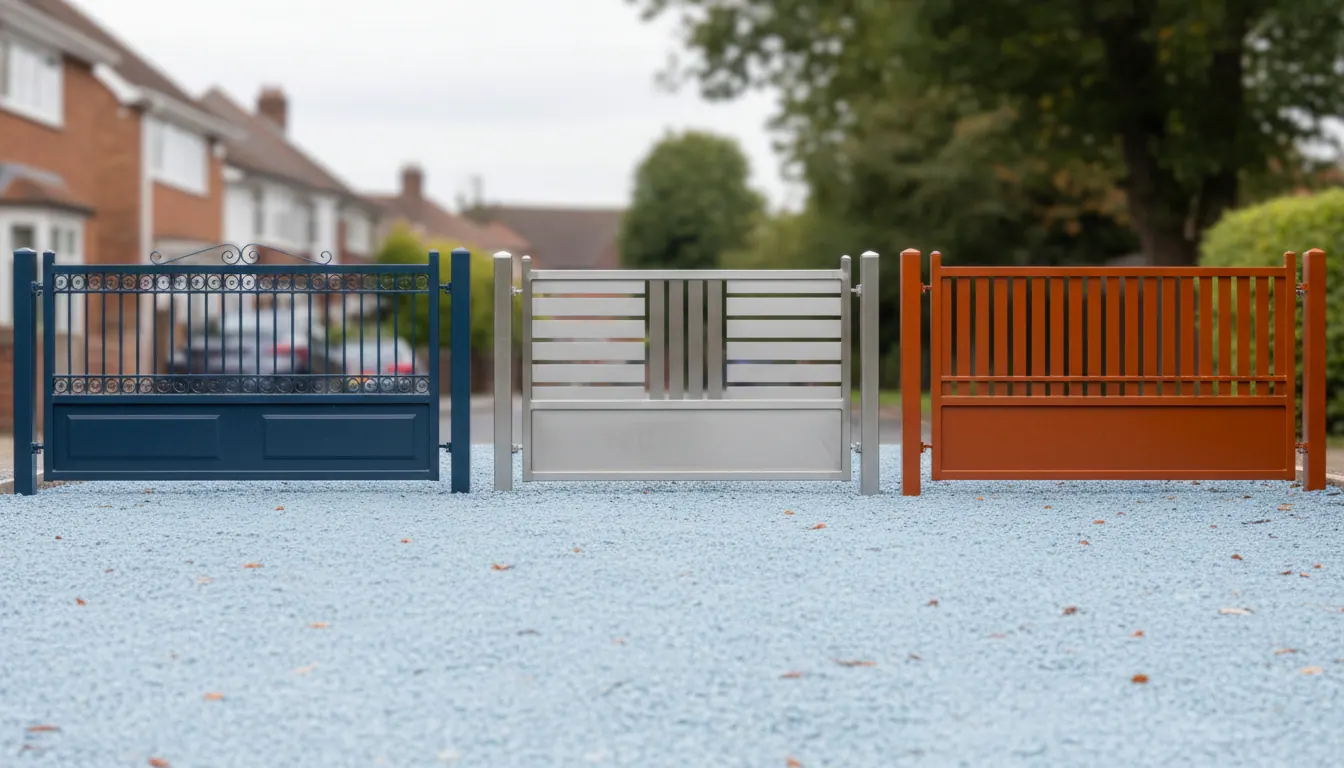 Driveway Gates in Long Eaton & Beeston: Mild Steel, Stainless & Aluminium Options