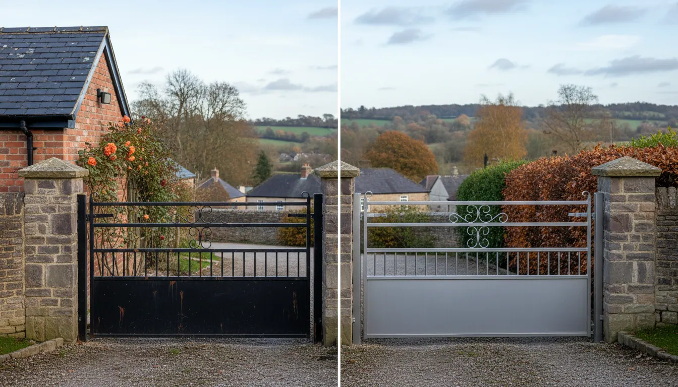 Mild Steel vs Stainless Steel Gates: Which Material for Your Nottinghamshire Home?