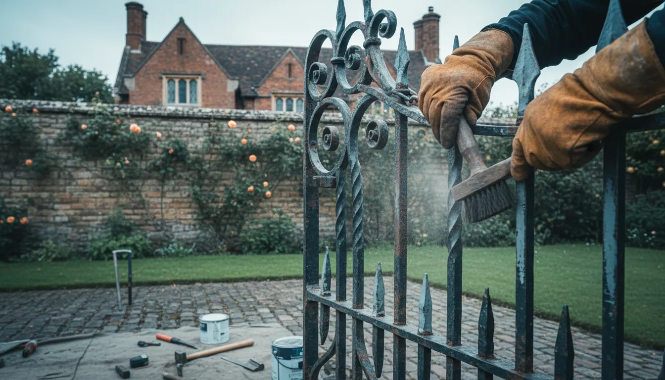 Wrought Iron Restoration & Repair in Chesterfield & Mansfield: Bringing Old Gates Back to Life