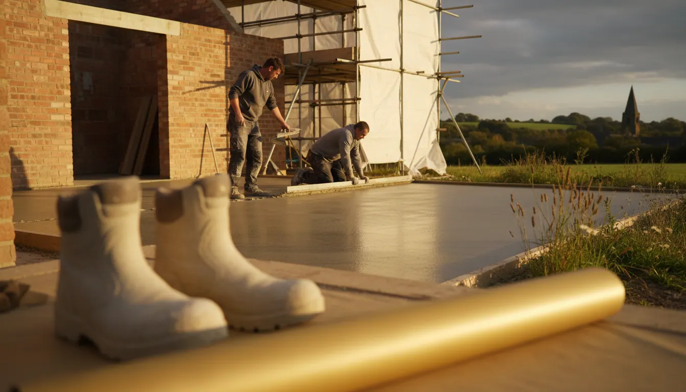 Do Plasterers Do Floor Screeding? Understanding Who Does What on Your Build