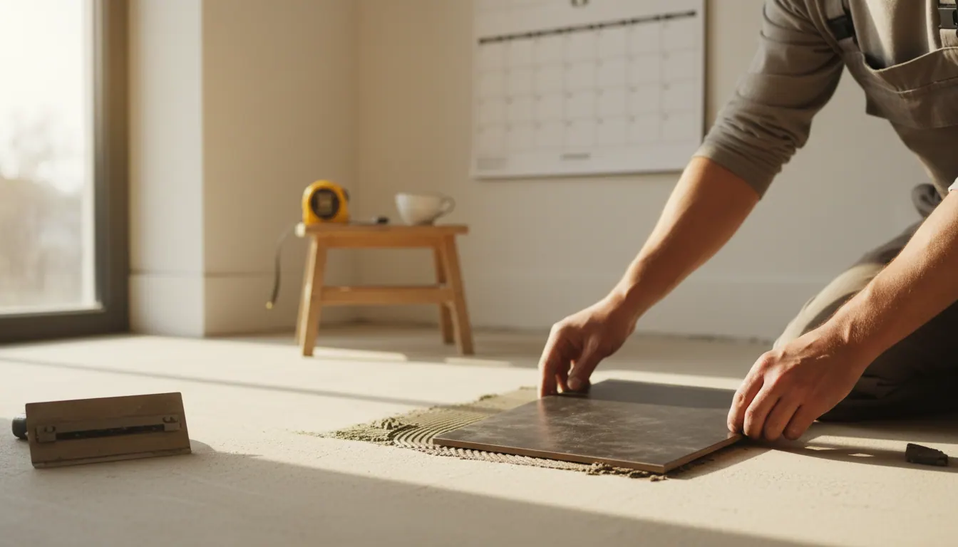 How Long Until You Can Lay Tiles After Floor Screeding? A Bridgwater Homeowner's Timeline