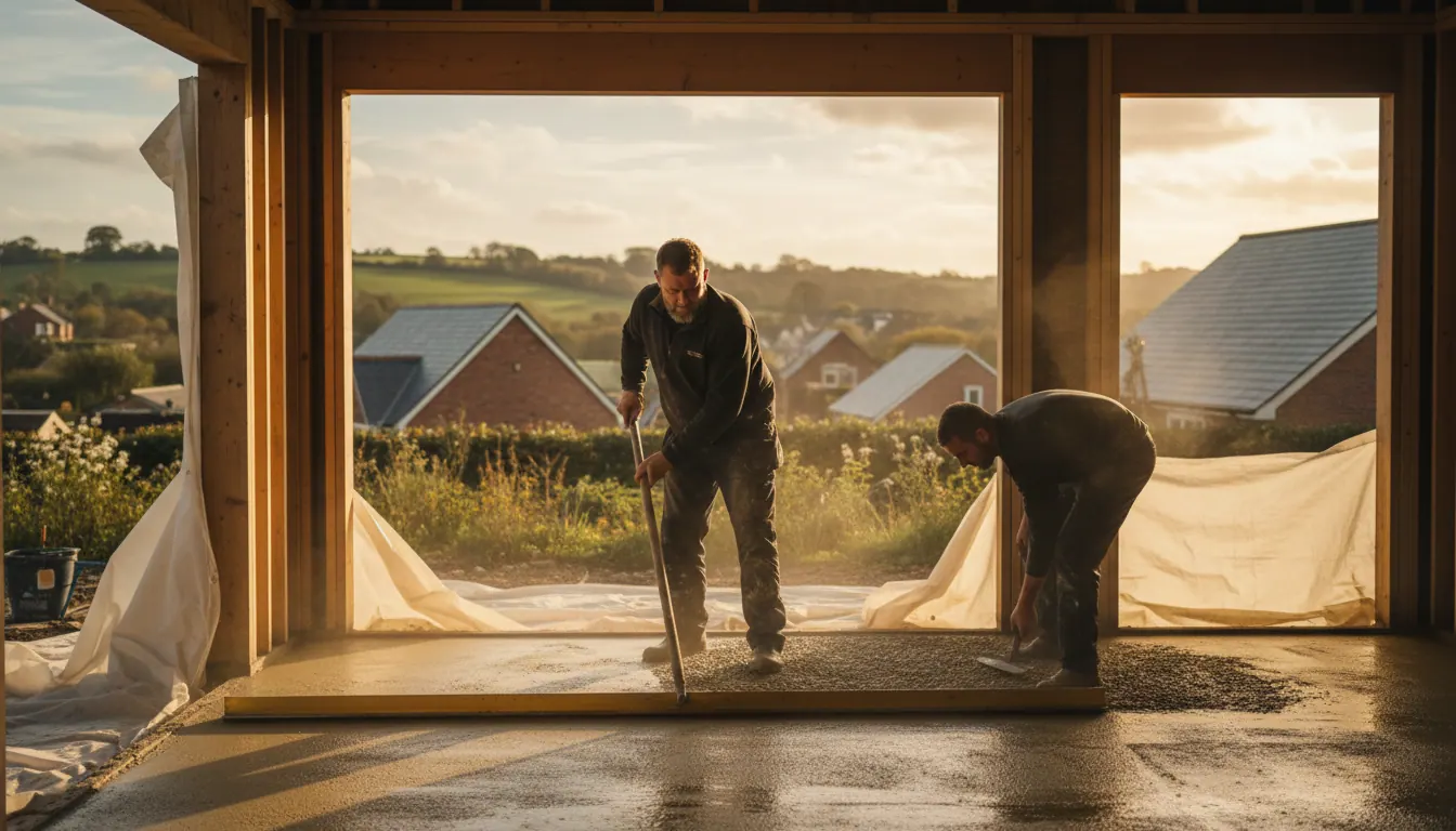 Screeding a Home Extension: When It Fits in Your Build Schedule and Why It Matters