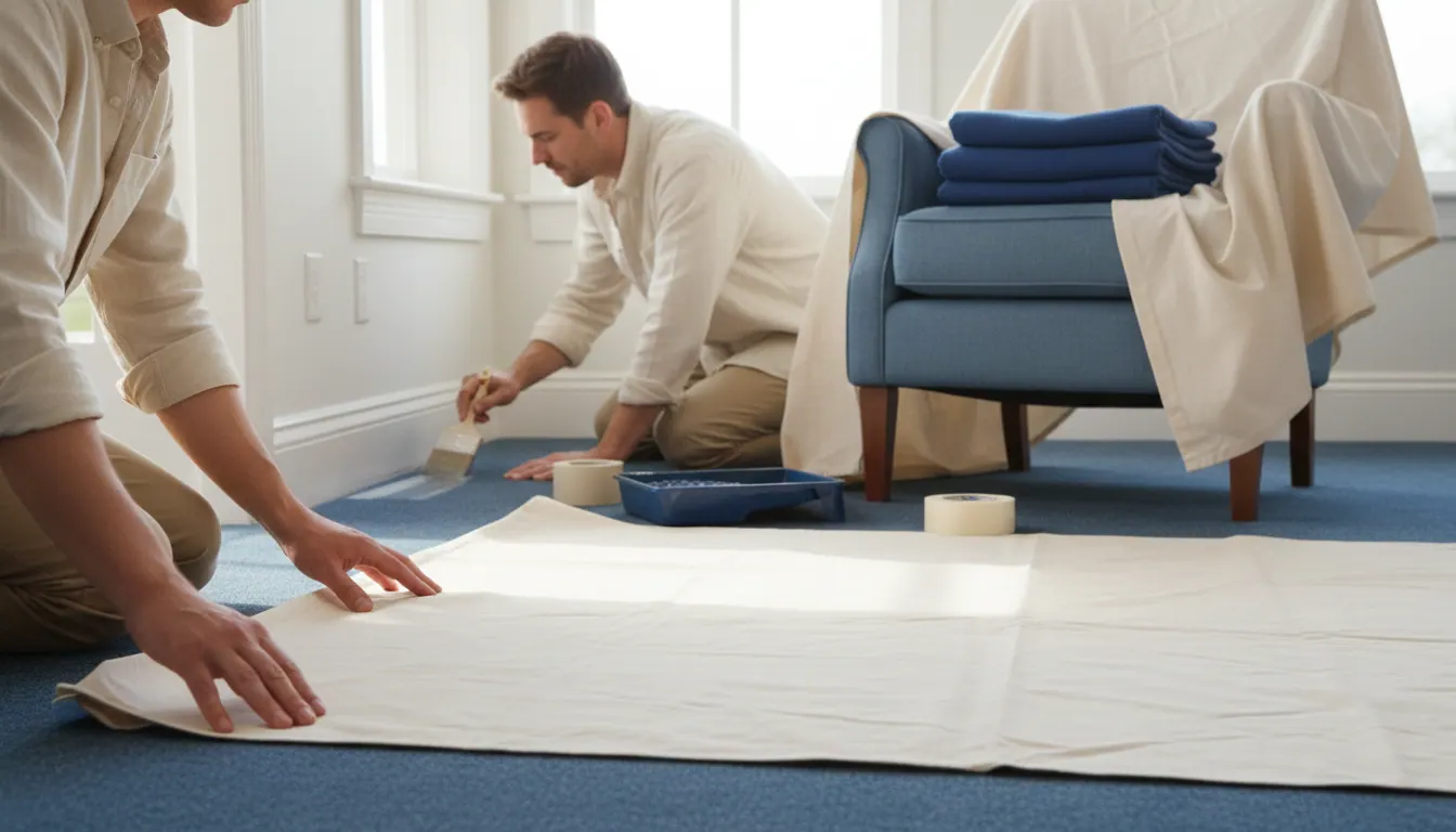Glossing Woodwork Without Splashes: How to Protect Your Carpets and Furniture