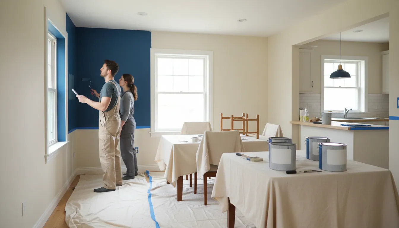 Painting a Kitchen and Dining Room Together: Why It Works and What to Expect