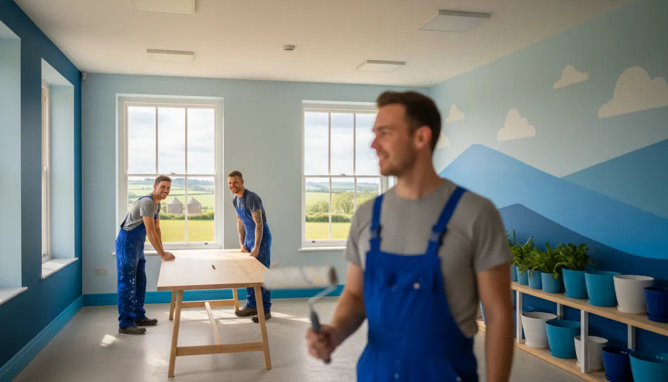 Commercial decorating across Kent: refreshing offices, shops and communal areas
