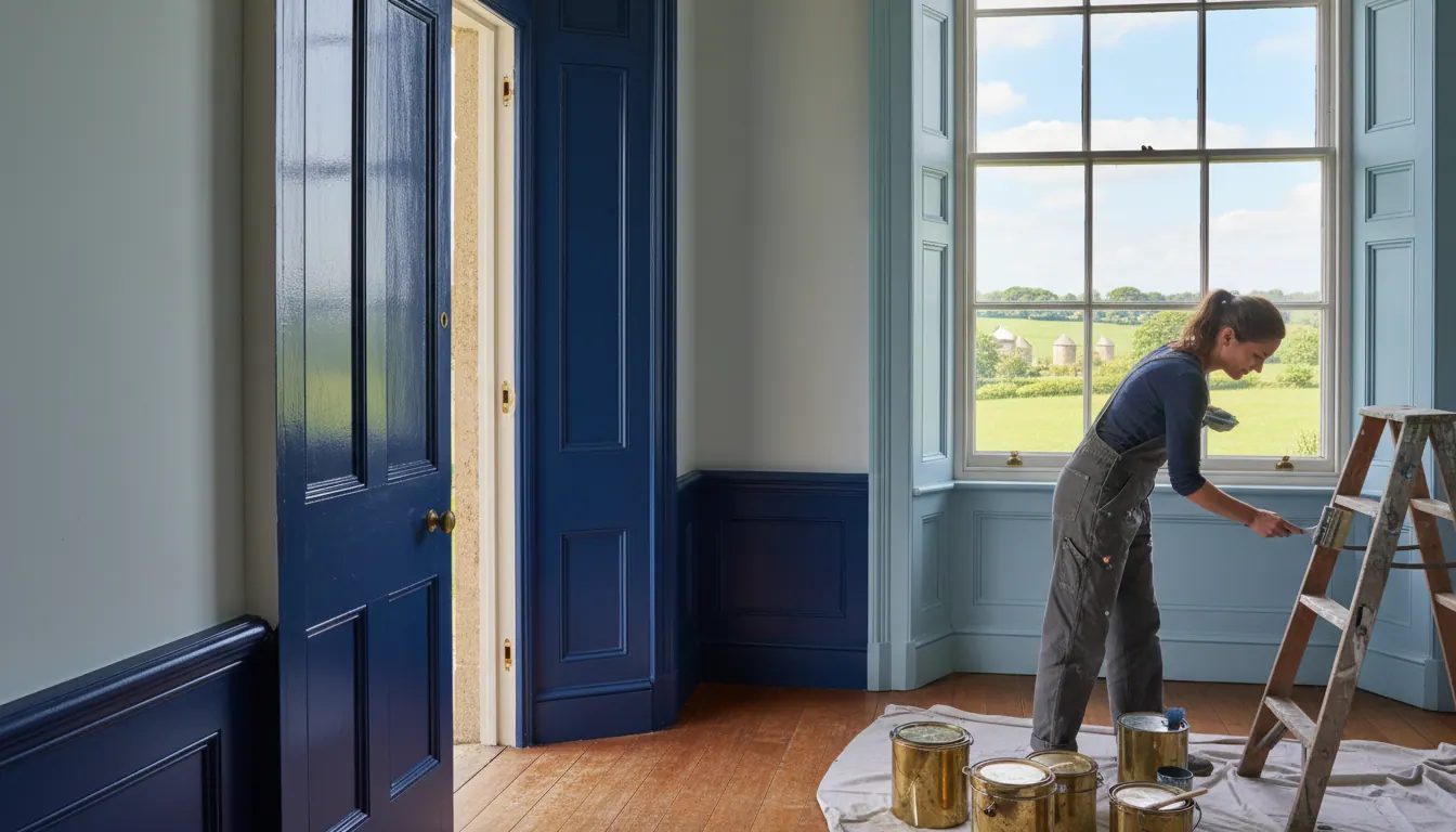 Painting Victorian and Edwardian woodwork in Kent: doors, architrave and skirting that last