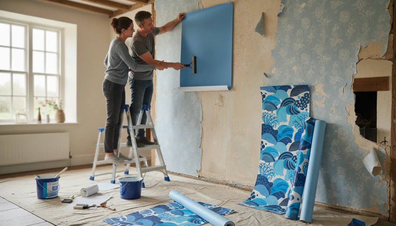 Wallpapering across Kent: why paper choice and wall prep matter more than you'd think