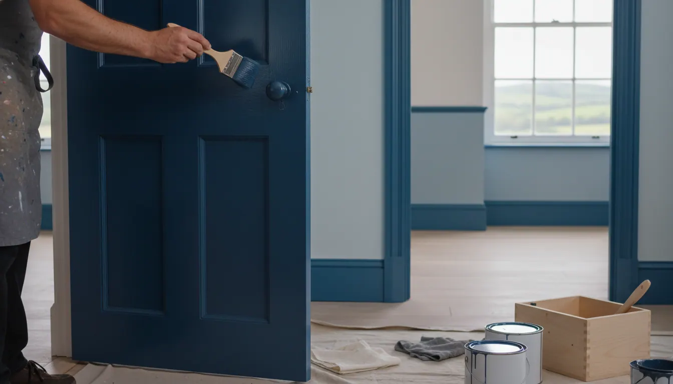 Woodwork painting across Kent: doors, skirting and architrave done right