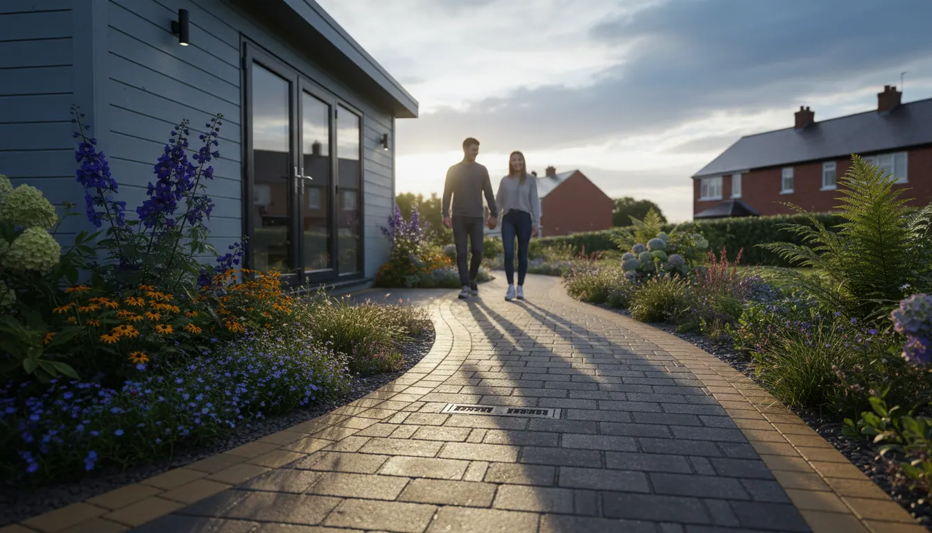 Block Paving Paths and Borders Around Your Sunderland Garden Room: Planning Access and Drainage