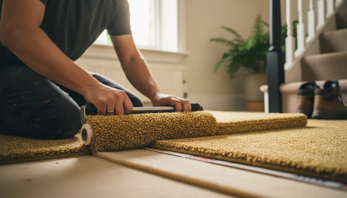 Carpet fitting on stairs in a Warrington home: why the underlay and seaming matter for safety and wear