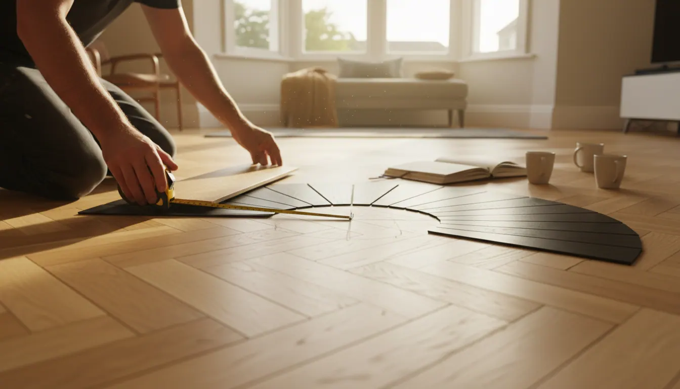 Herringbone flooring in Warrington period homes: why the set-out from the centre matters
