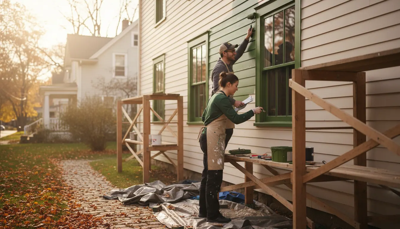 Exterior Painting in Newark: Protecting Your Home Before Winter Weather Sets In