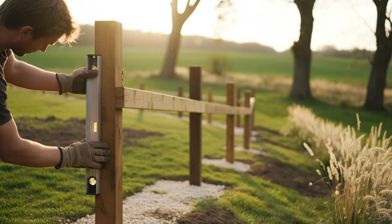 Bespoke Garden Fencing for Sloping Gardens in Winsford & Northwich: How to Get Level Posts on Uneven Ground