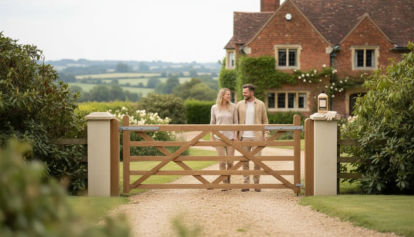 Timber Gates vs Metal: Why Bespoke Wooden Gates Suit Cheshire Homes & How to Keep Them Protected