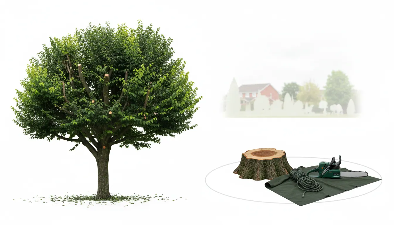 Crown reduction vs tree removal: which is right for your Newark garden?