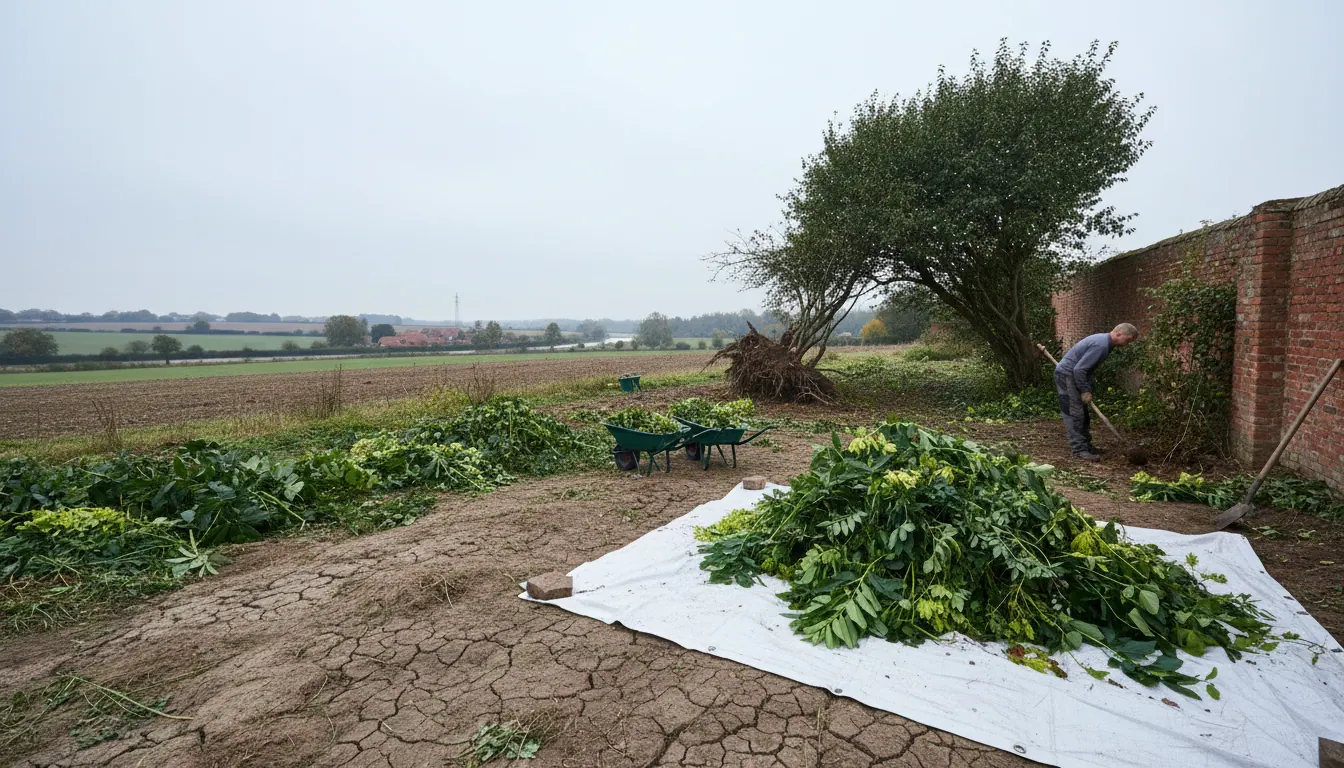 Garden clearance for clay-soil subsidence concerns: what to remove around Lincoln and the Trent Valley