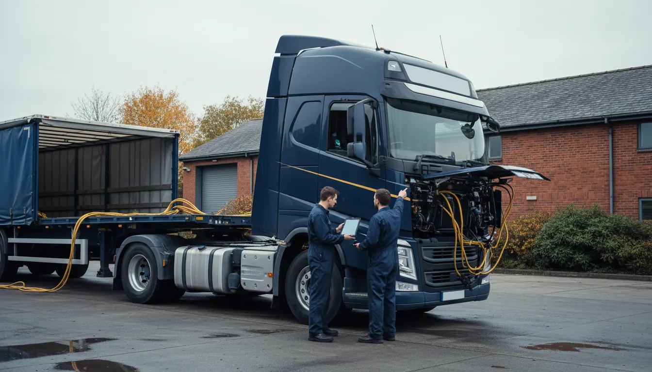 Cab and cargo area electrical faults on HGVs: diagnosing warning lights and preventing mid-route failures