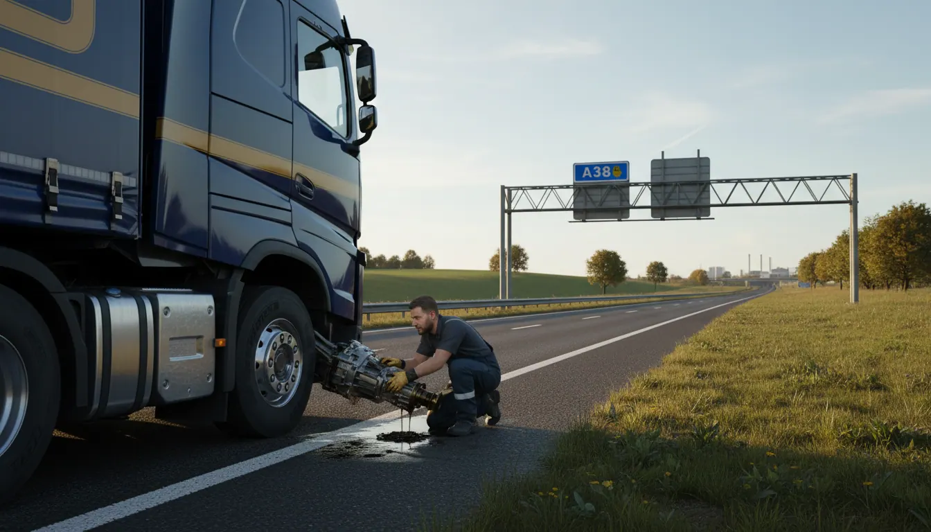 Gearbox oil and transmission faults on HGVs: spotting warning signs before you're stranded on the A38