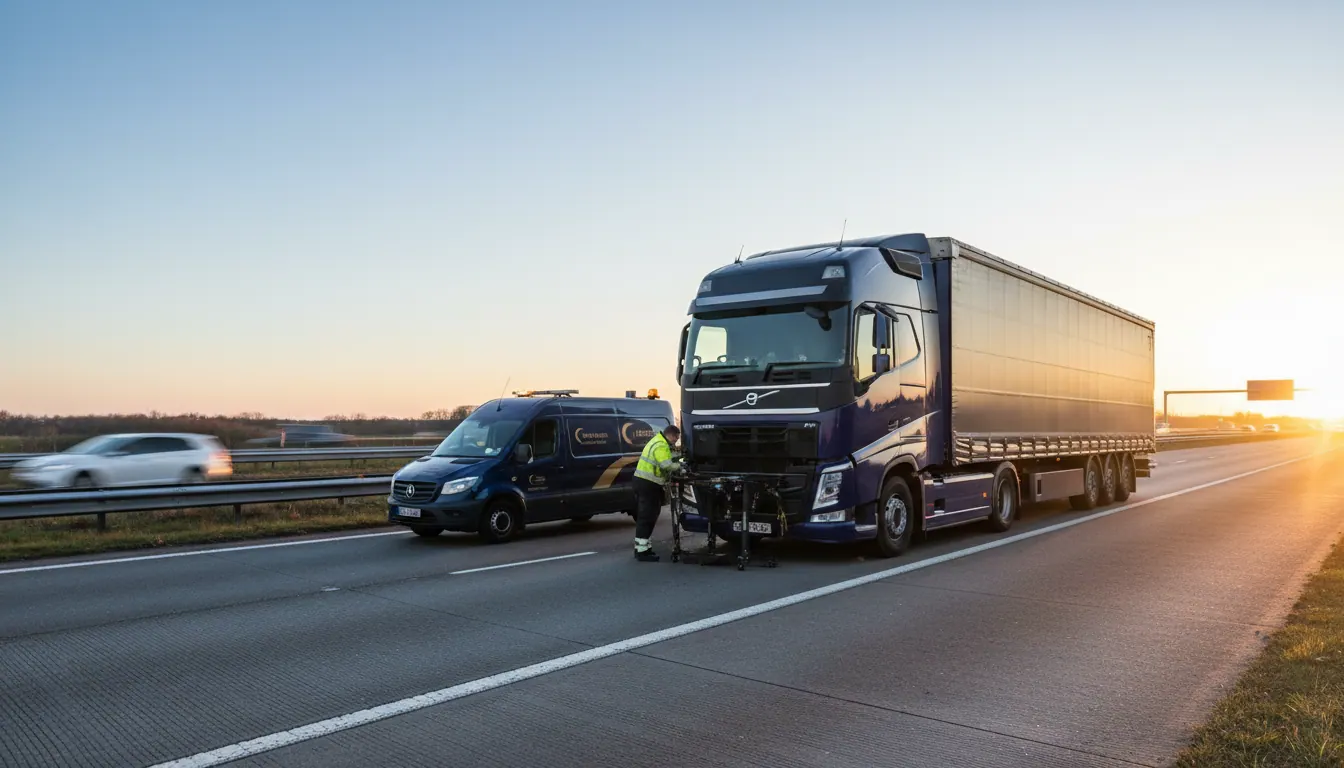 HGV breakdown on the M1 near Derby: what Trucktec Assist 24 covers and how mobile repair works