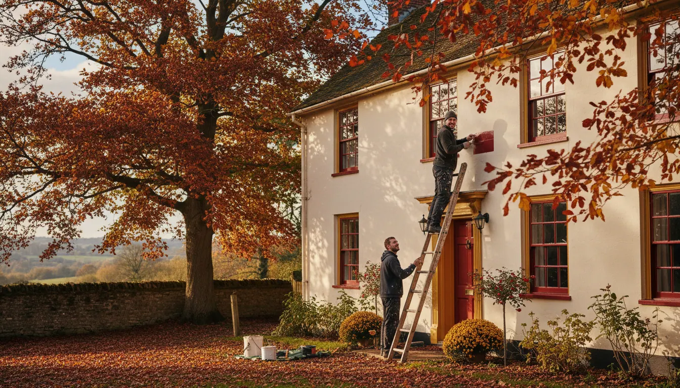 Exterior Painting in Autumn: Is October Still the Right Time in Hertfordshire?