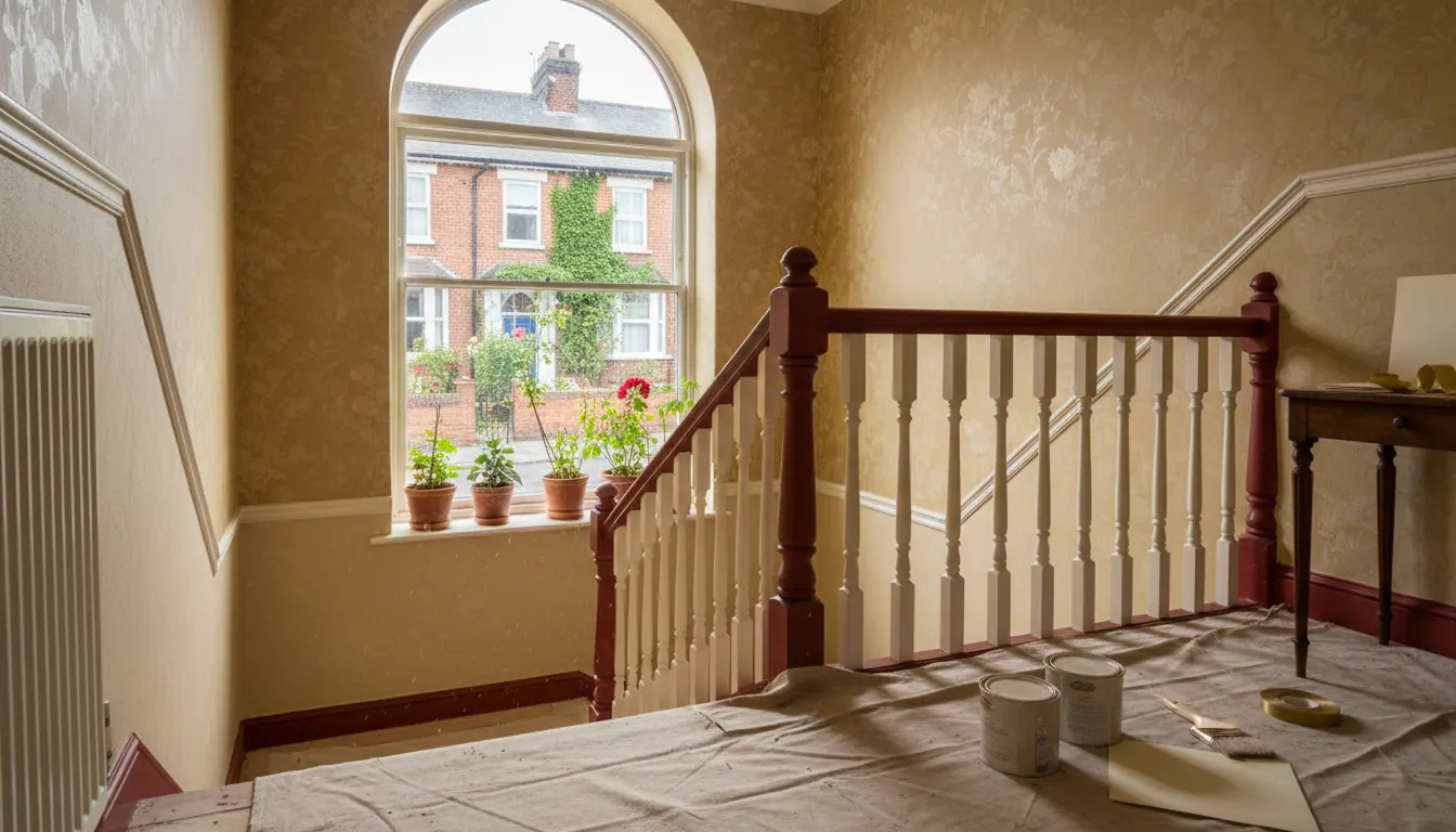 Transforming a Tired Staircase: Interior Painting and Decorating That Lasts
