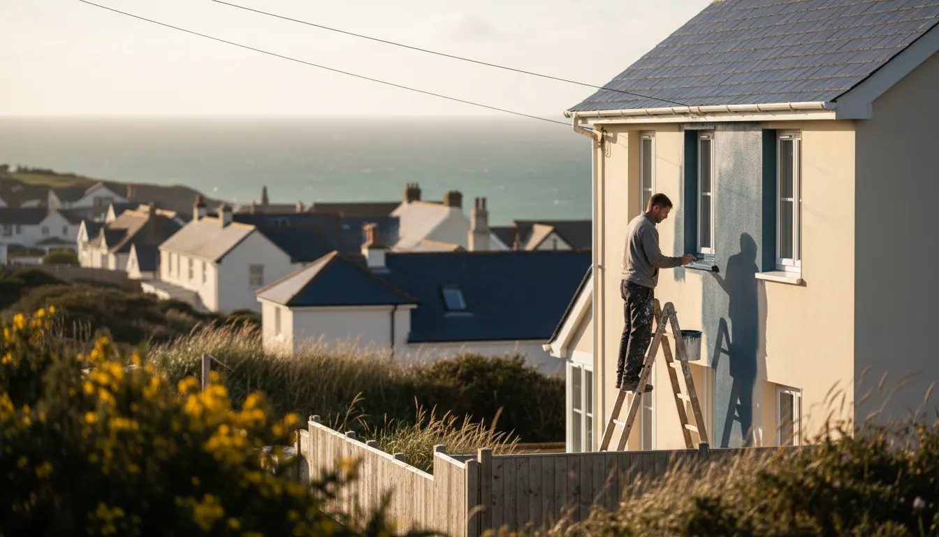Exterior Painting in Coastal Dorset: Protecting Your Home from Salt, Wind and Damp