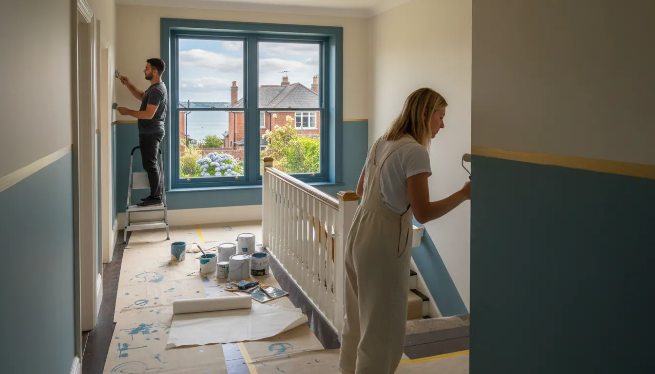 How Long Does It Take to Decorate a Hallway, Stairs and Landing in Poole?