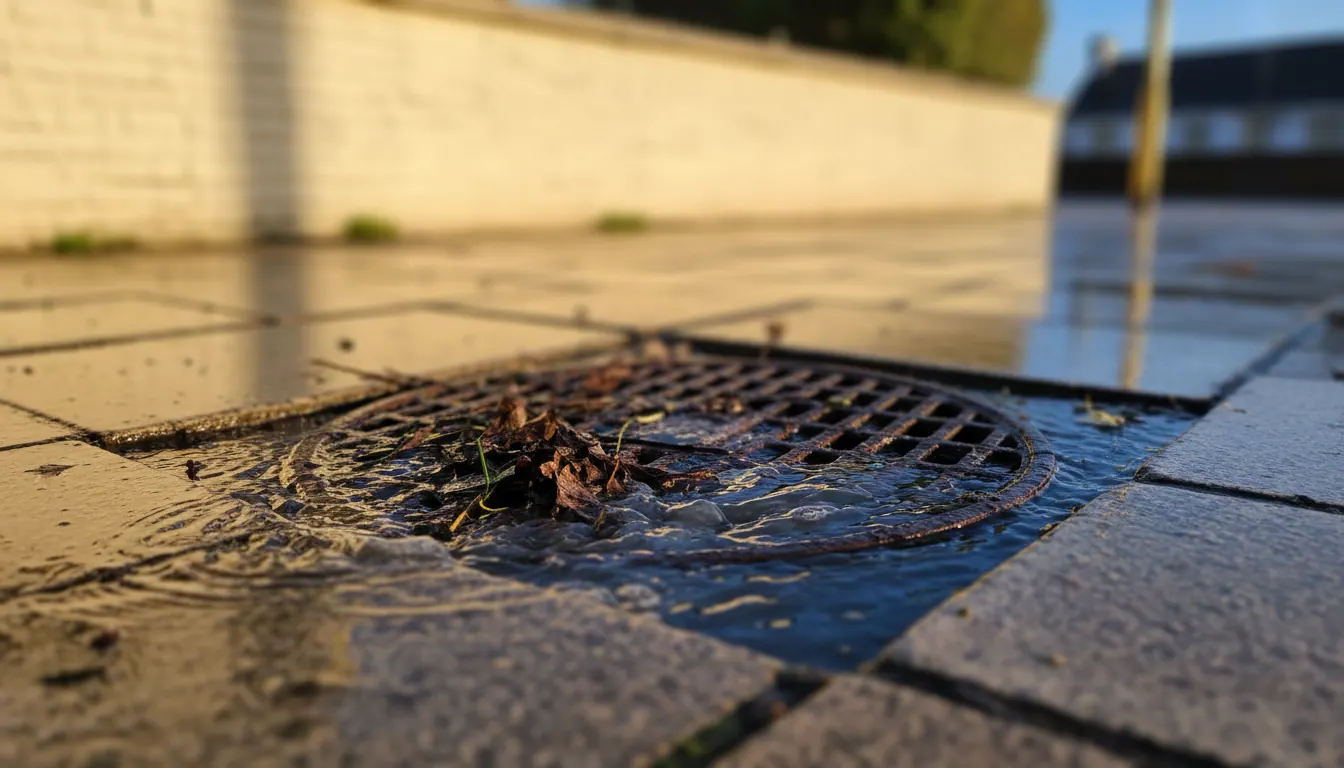 Blocked drain after heavy rain in Belfast: is it your pipes or the sewer?