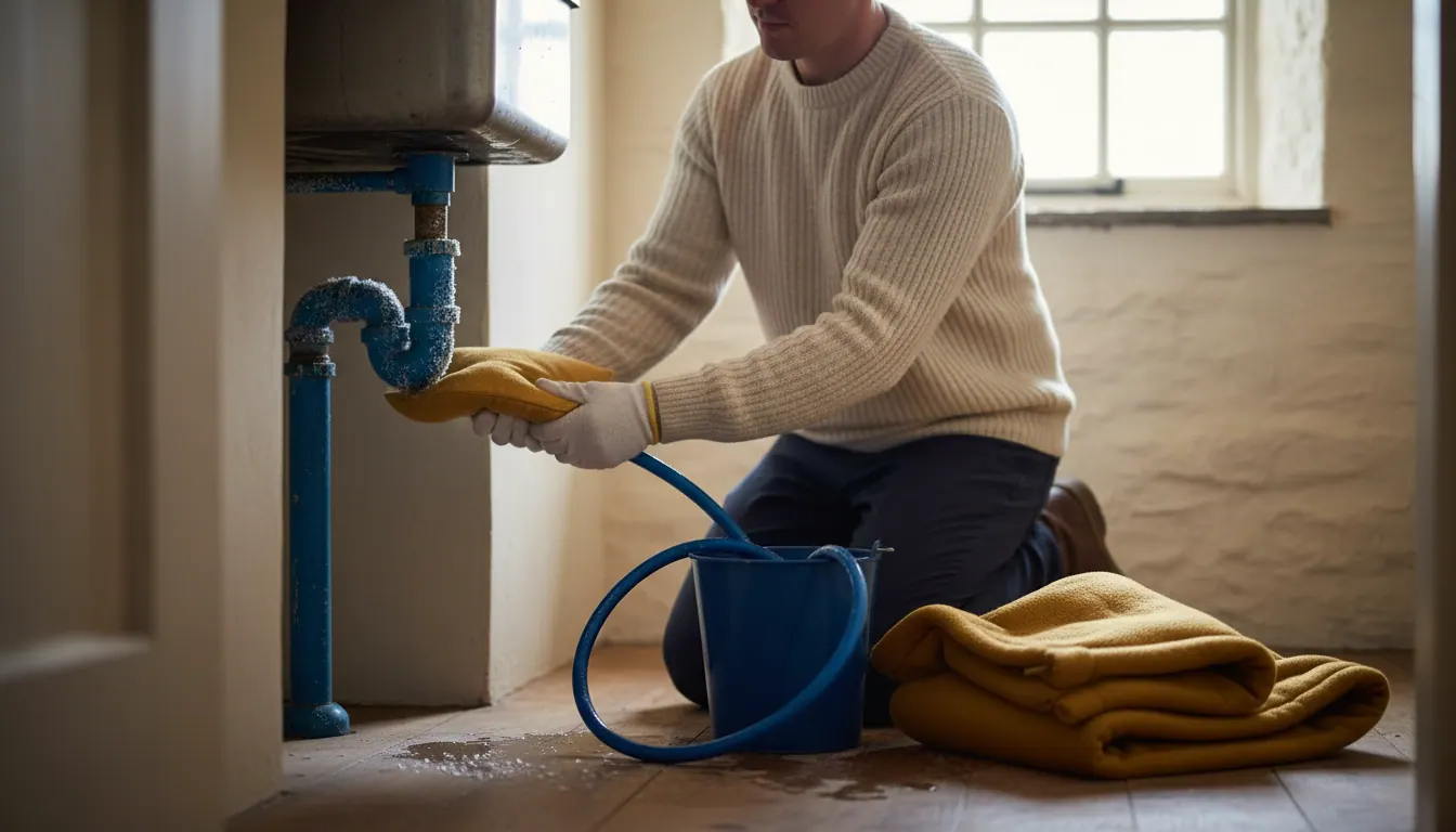Frozen pipes in Northern Ireland: how to spot them, thaw them safely, and stop them bursting