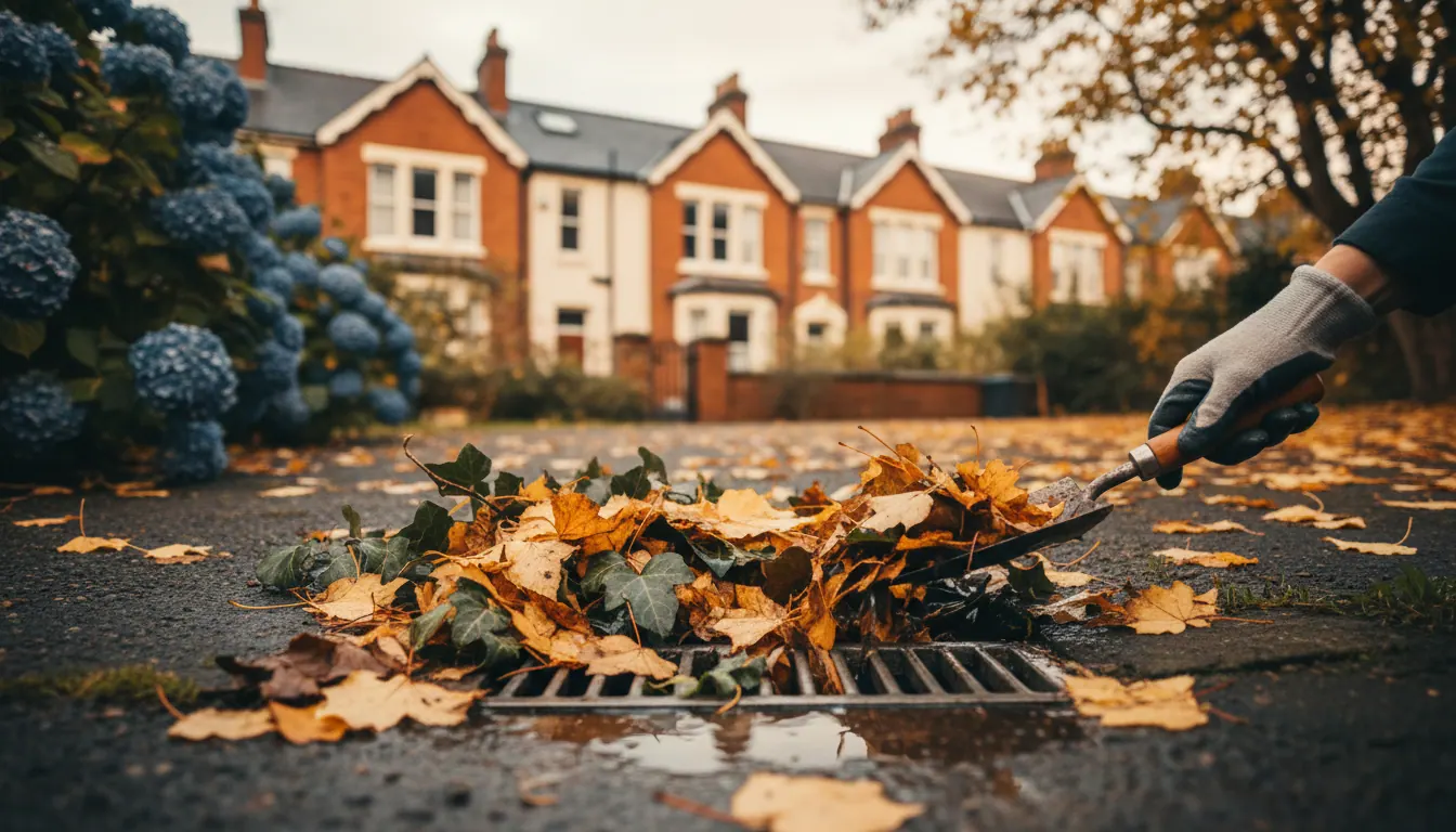 Garden drains and gully clearing: why Belfast's autumn leaves block your outside pipes