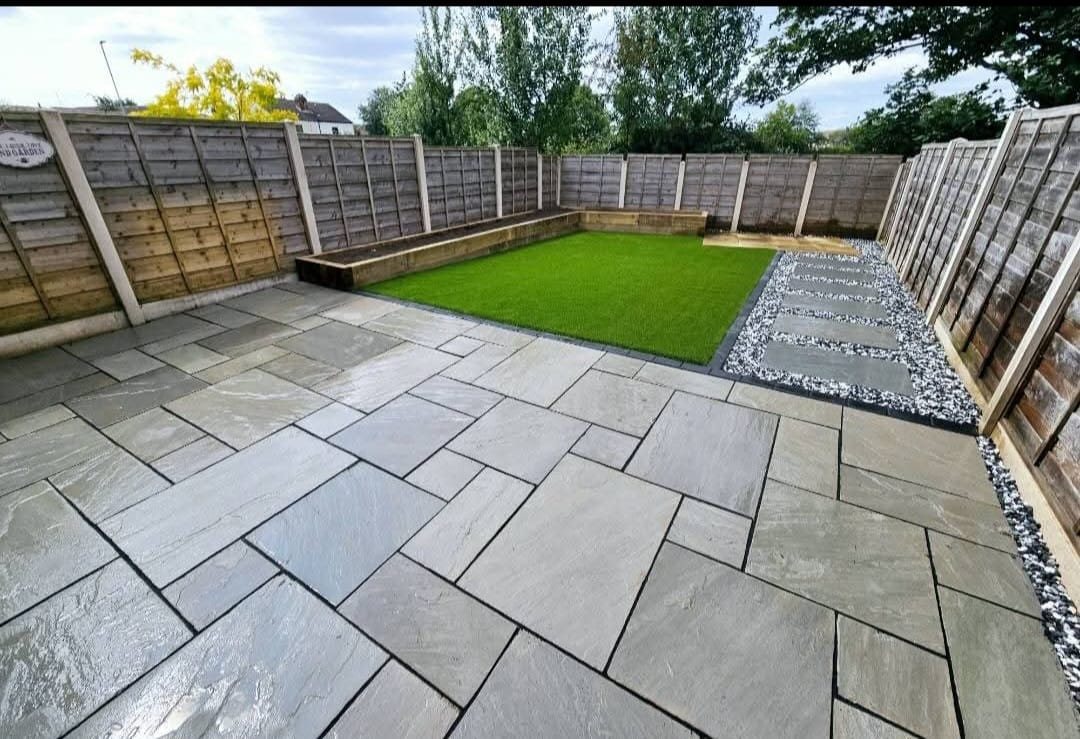 Patios & Indian Sandstone Paving in Huddersfield