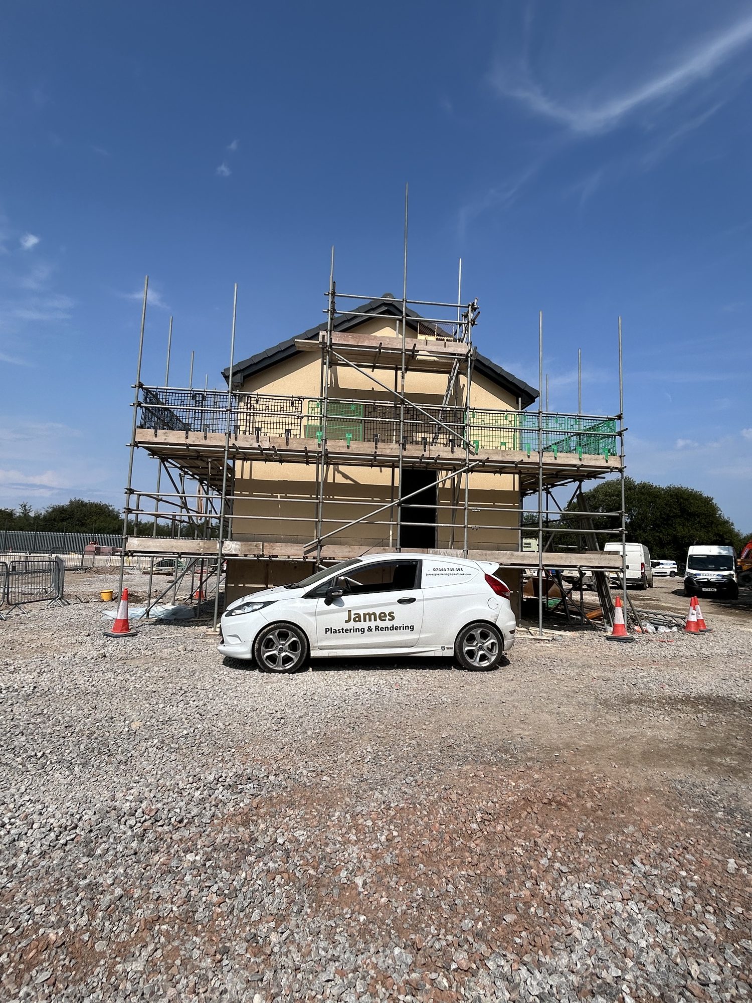 Monocouche Render — James Plastering & Rendering — photo 11