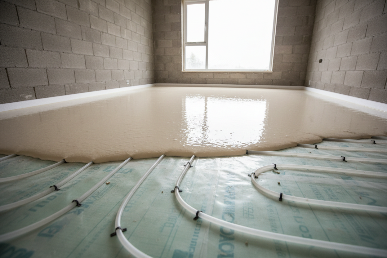 Underfloor Heating Screeds