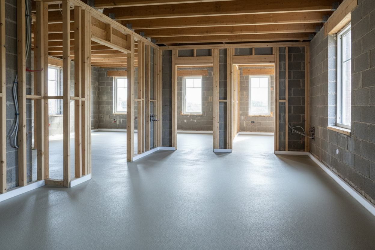 New Build Screeding