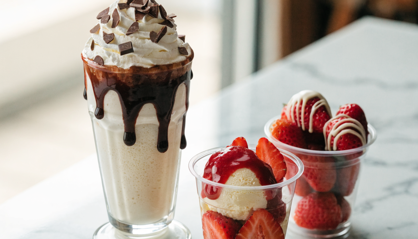Milkshakes & sundaes