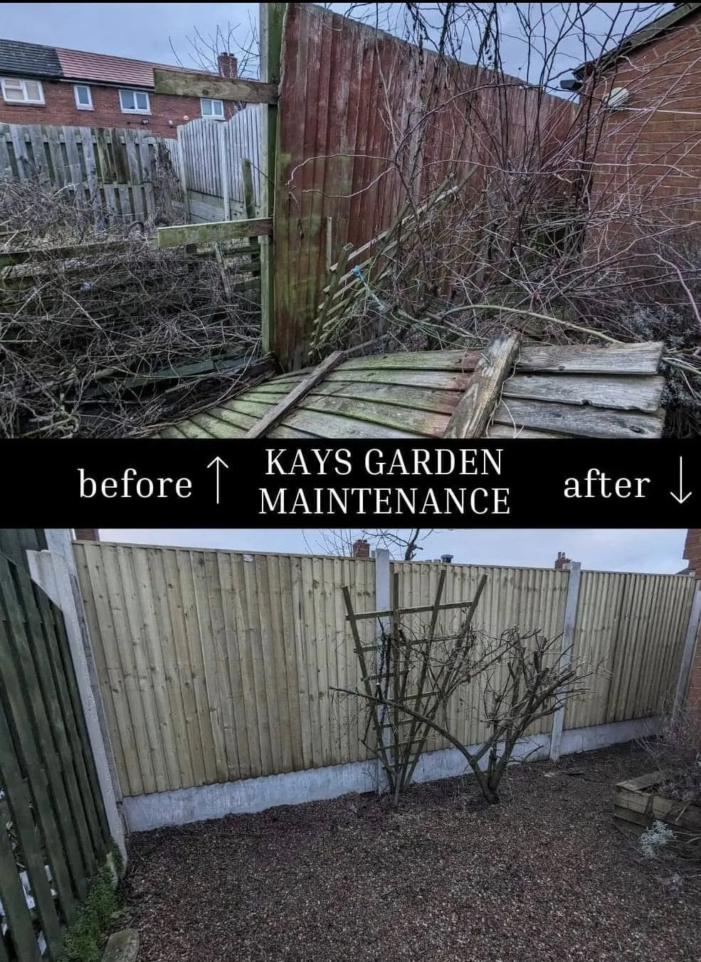 Fencing Repairs & Replacements — Kay's Garden Maintenance — photo 6
