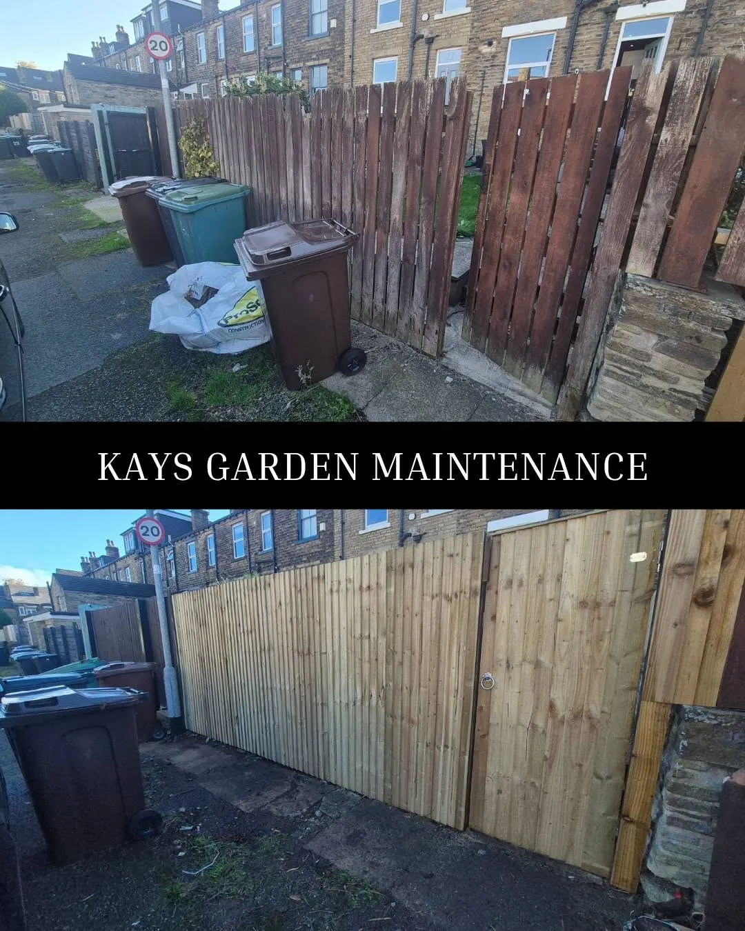 Fencing Repairs & Replacements — Kay's Garden Maintenance — photo 2
